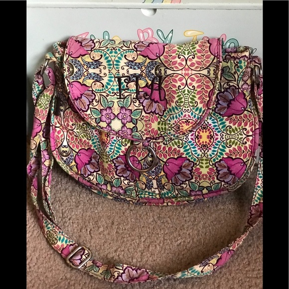 Initials Inc Flower Embroidered Shoulder Bag - Picture 4 of 8